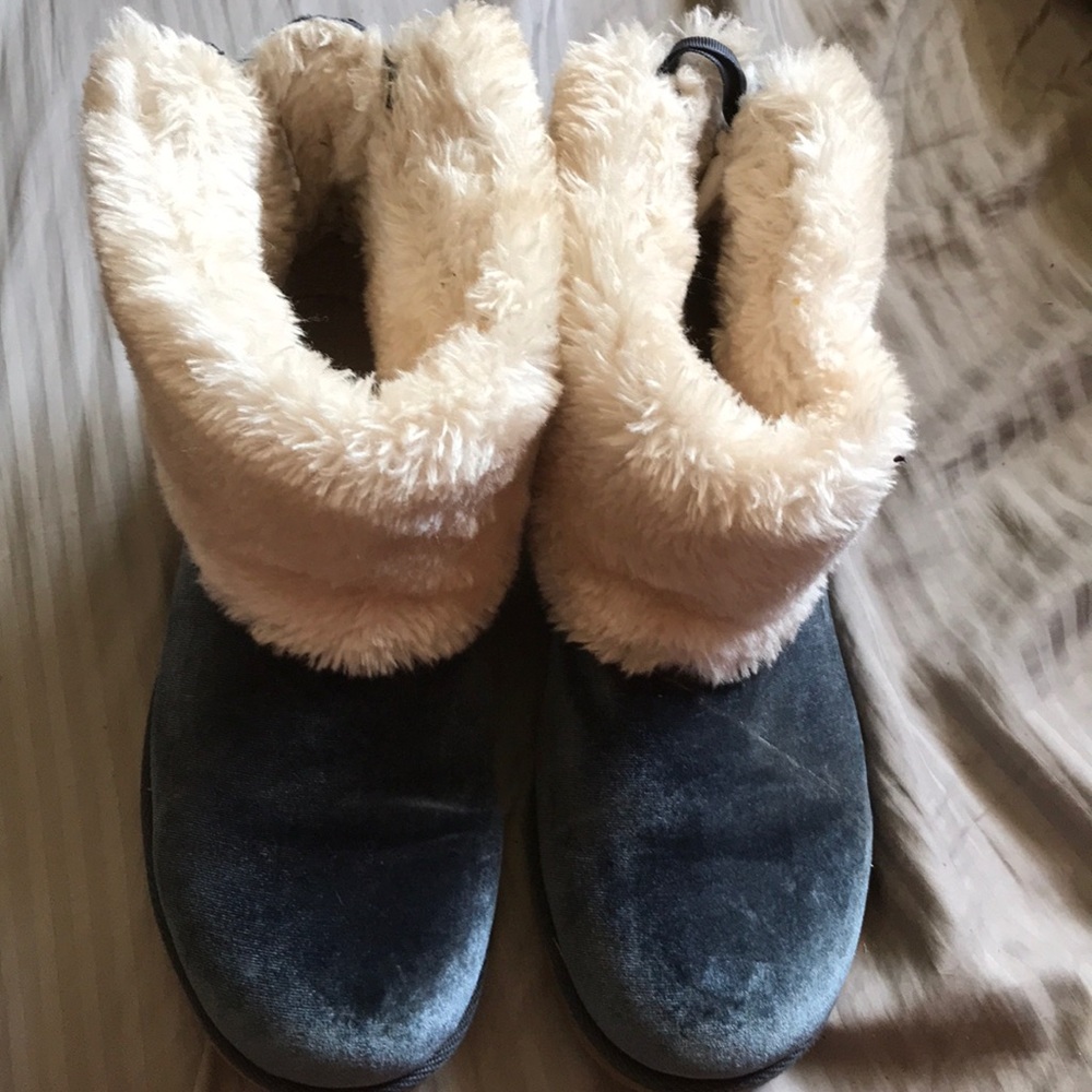 Blue boots
